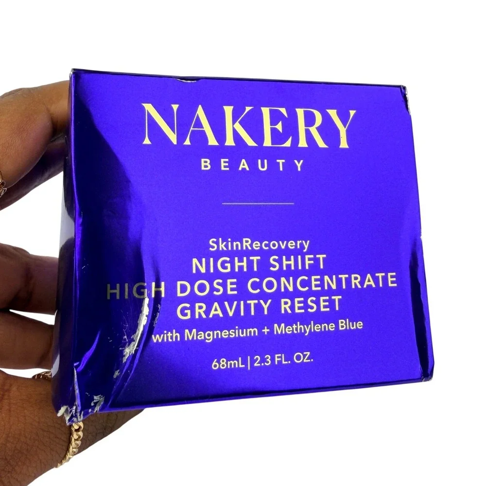 Nakery Beauty SkinRecovery Night Shift Gravity Reset Concentrate 2.3oz New